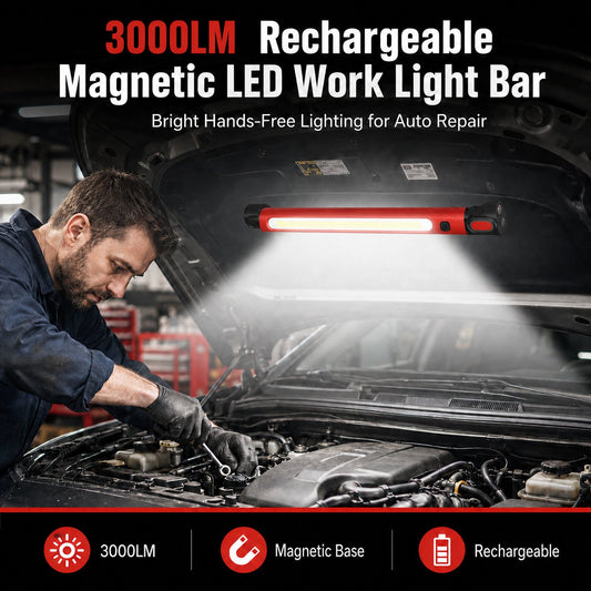 🔥 49% OFF Father’s Day Deal｜3000LM Rechargeable Magnetic Work Light