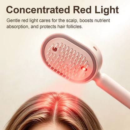 3-in-1 Mist Hair Brush ✨ — Spray, Massage & Self-Clean
