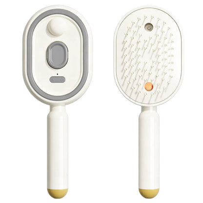 3-in-1 Mist Hair Brush ✨ — Spray, Massage & Self-Clean