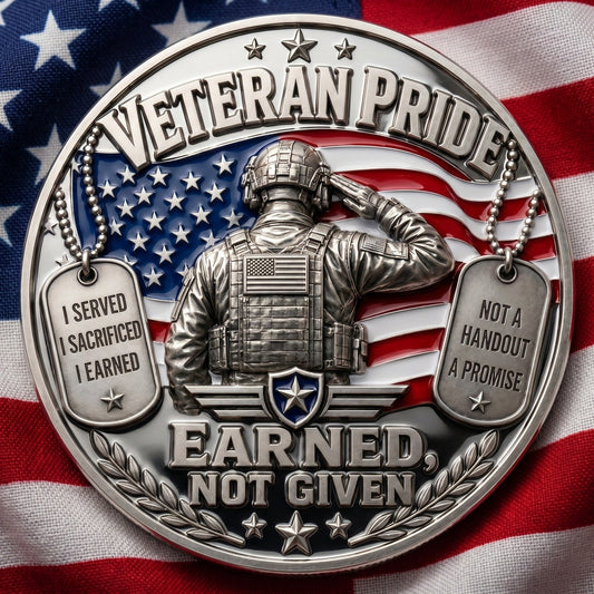 🇺🇸 DD-214 Veteran Pride Coin – Part of America’s 250-Year Story