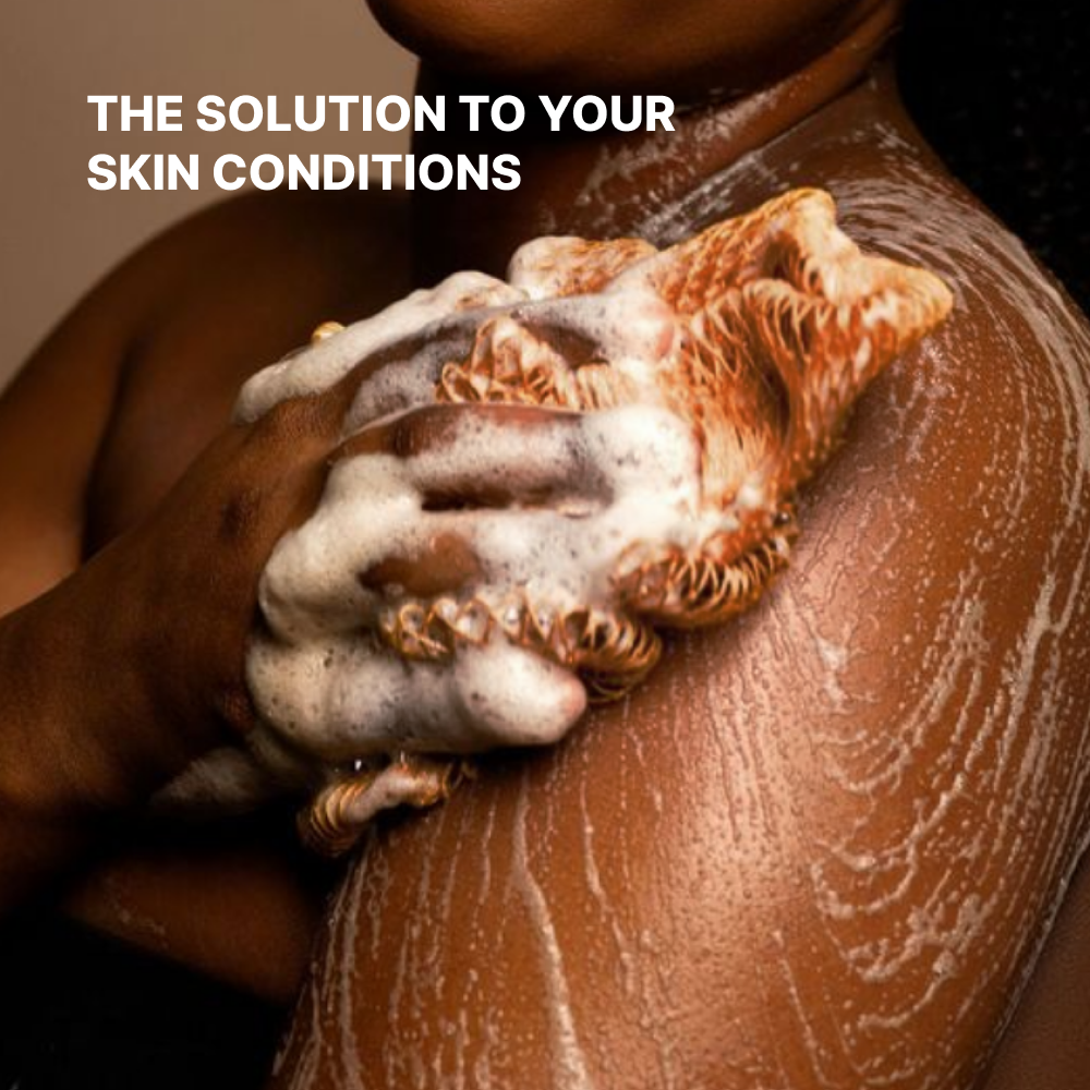 🛁 Exfoliating Bath Net – Easy Back Scrubbing & Smoother Skin