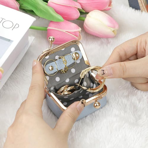 Mini Leather Jewelry Box for Everyday Rings & Earrings ✨