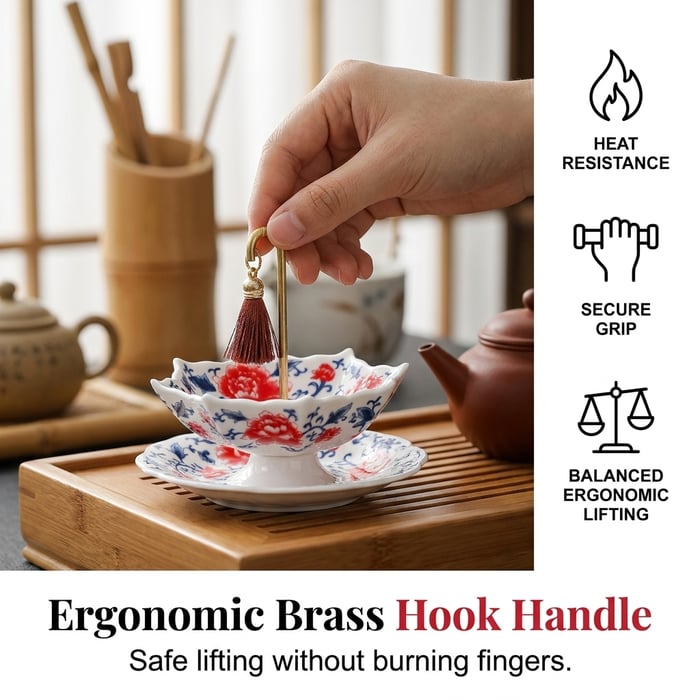 ☂️ Porcelain Umbrella Tea Infuser Set – Brew Loose Tea Beautifully