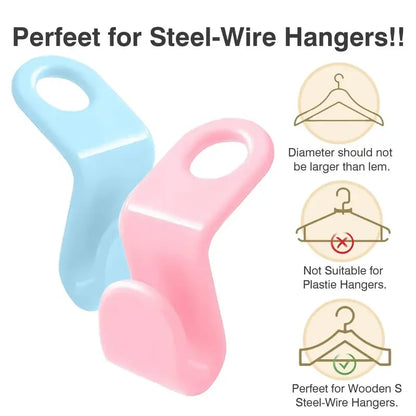 ✨ Create More Closet Space Instantly — 20 Space-Saving Hanger Hooks