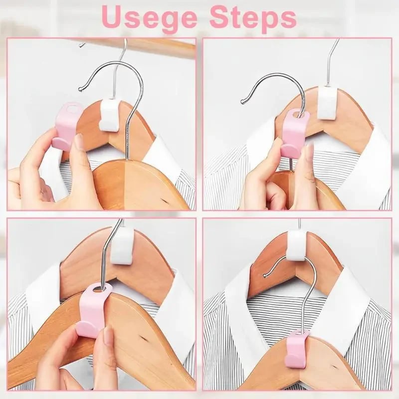 ✨ Create More Closet Space Instantly — 20 Space-Saving Hanger Hooks