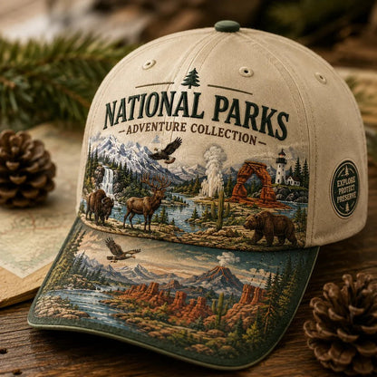 🇺🇸 Last Day Promo: 49% OFF - 🏞️ National Park Adventure Cap