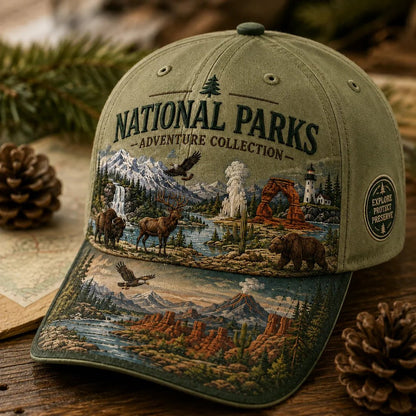 🇺🇸 Last Day Promo: 49% OFF - 🏞️ National Park Adventure Cap