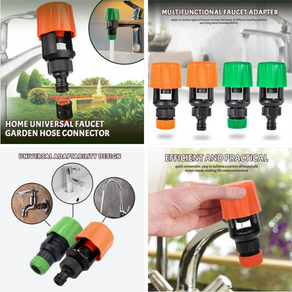 🎉Limited Time Offer! Leak-Proof Tap to Garden Hose Connector, Fast Installation for Yard, Balcony, Car