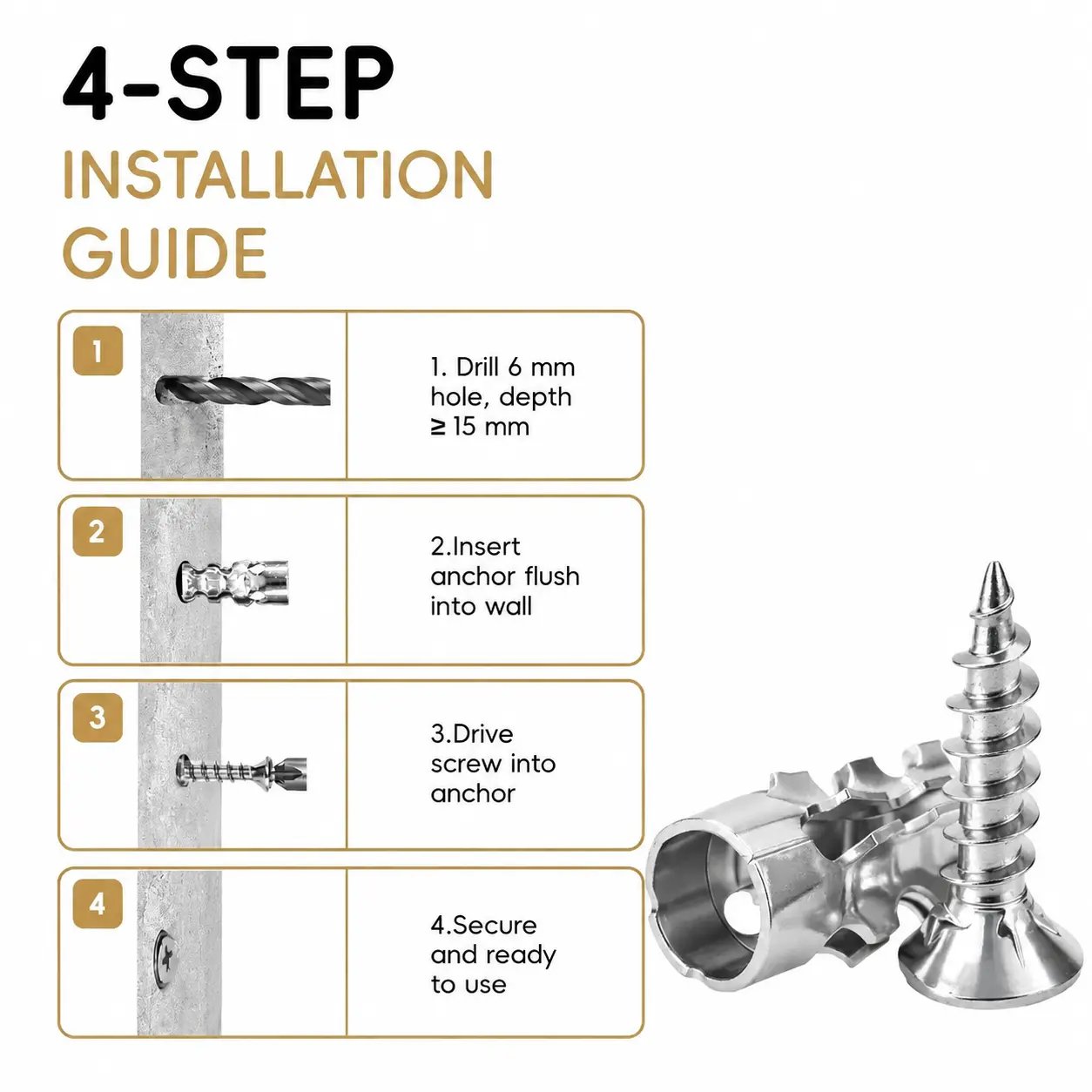 Door Hinge Repair Screws 🔩 — Fix Loose Hinges Without Replacing Cabinets