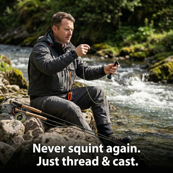 🎣 The 4-Second Fly Threading Tool That’s Restoring Independence to Veteran Anglers