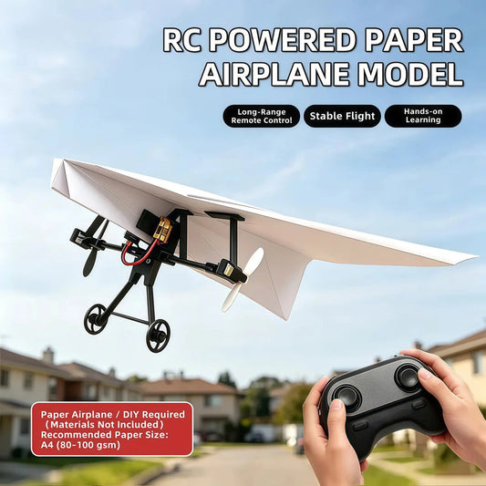 ✈️ Power-Up RC Paper Airplane Kit with Gyro Stabilizer