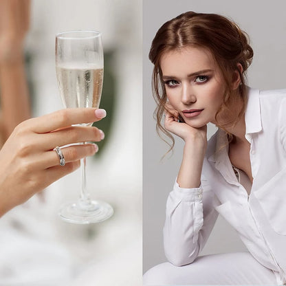 💍 Rotating Crystal Ring, Relieves Anxiety, Symbolizes Vows & Luck（🔥 49% OFF）