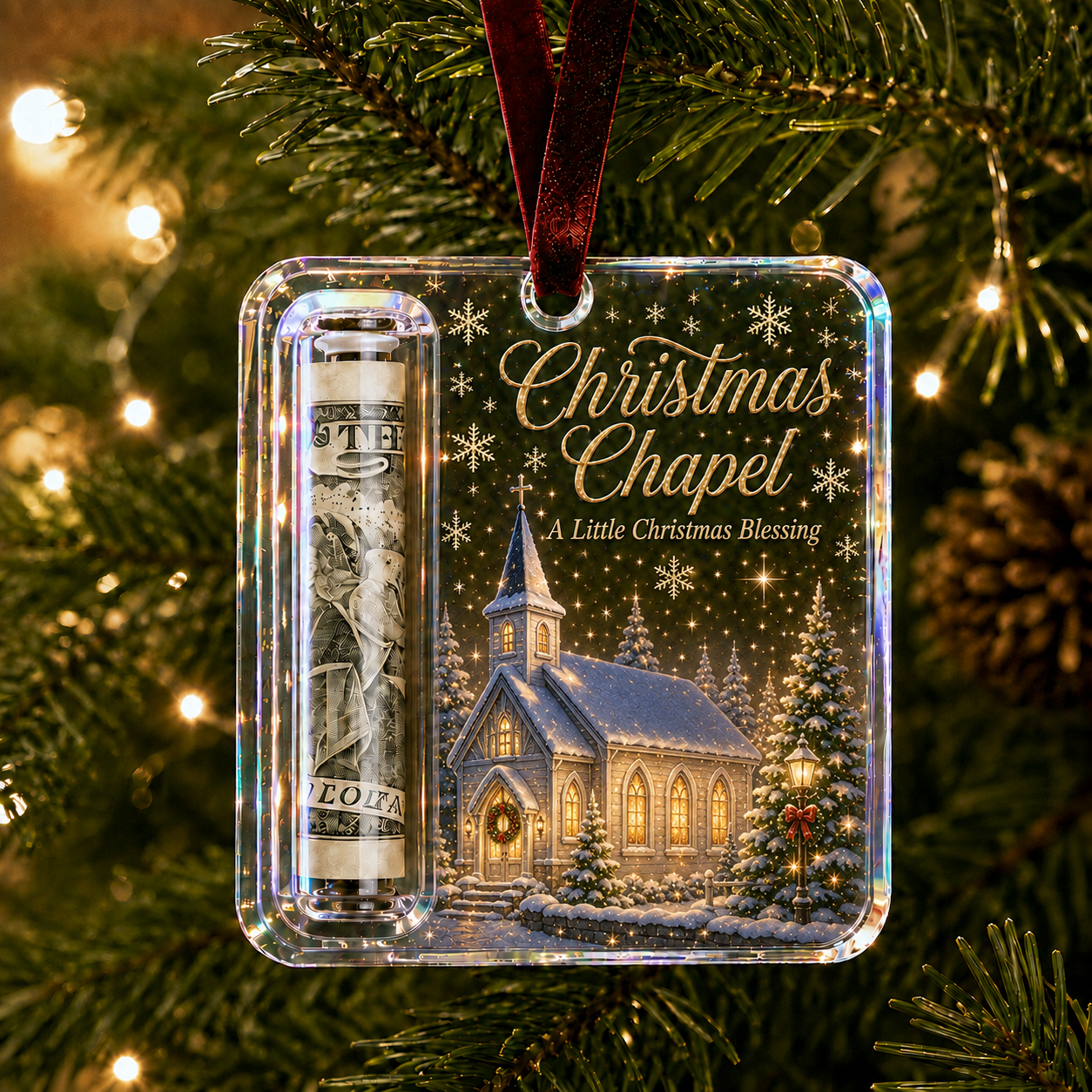 🎄Christmas Cash Gift Ornament- Make Cash Feel Like A Real Christmas Gift 💵