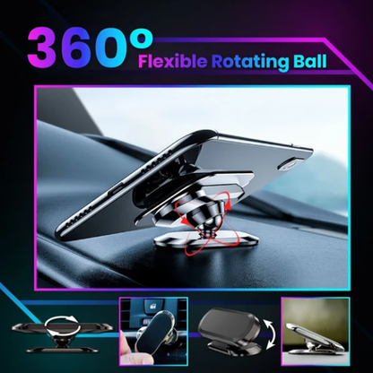Ultra-Strong Magnetic Car Phone Holder – 360° Adjustable, Secure on Every Drive