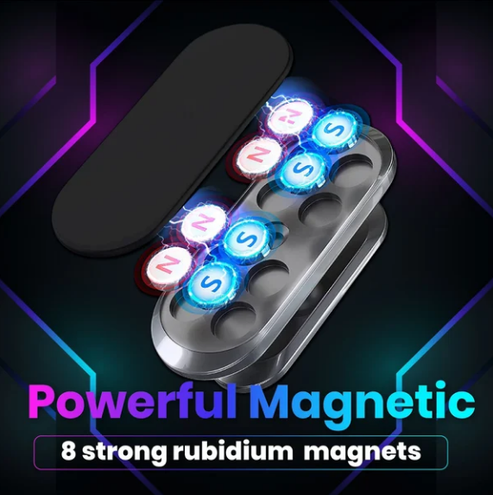 Ultra-Strong Magnetic Car Phone Holder – 360° Adjustable, Secure on Every Drive