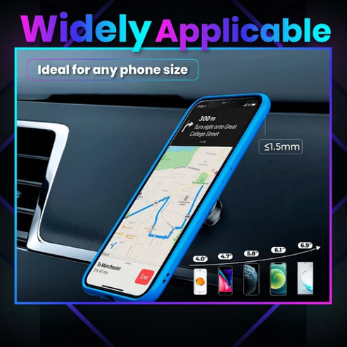 Ultra-Strong Magnetic Car Phone Holder – 360° Adjustable, Secure on Every Drive