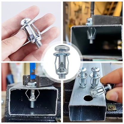 🔩 Expandable Locking Nuts – Strong Threads for Thin Materials