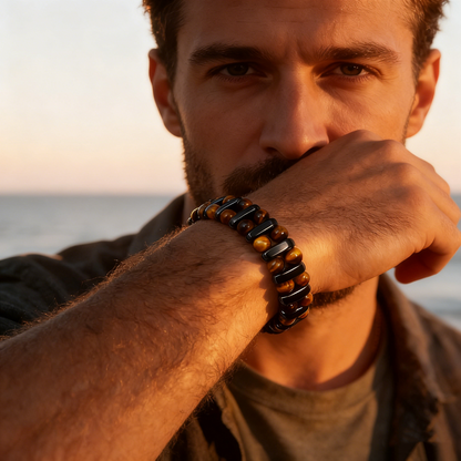Natural Tiger's Eye Stone Bracelet 🎁 Buy 2 Get 1 FREE — Add Any 3 Pcs To Cart🎉