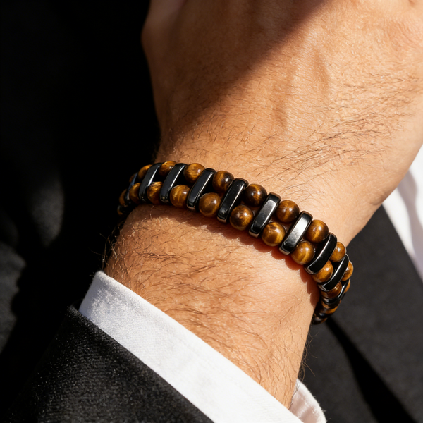 Natural Tiger's Eye Stone Bracelet 🎁 Buy 2 Get 1 FREE — Add Any 3 Pcs To Cart🎉