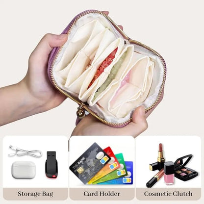 💍Jewelry zippered pocket case Travel Jewelry Bag