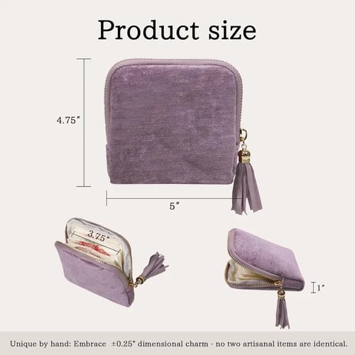 💍Jewelry zippered pocket case Travel Jewelry Bag