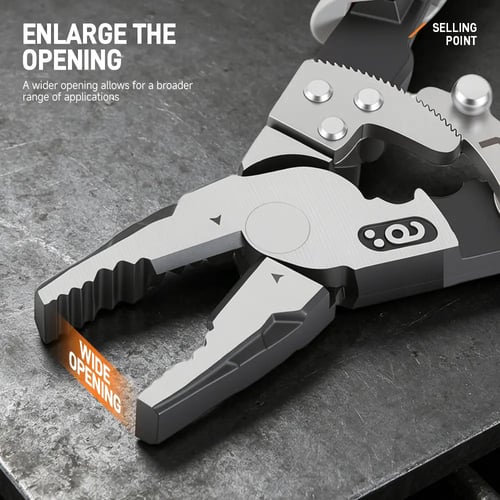 🔧 9-Inch Ratchet Locking Pliers – Grip, Lock & Work With Less Effort