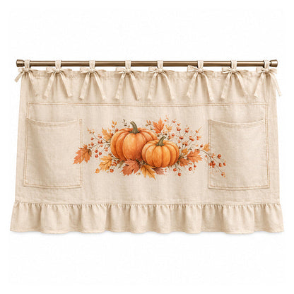 🧺 Oven Skirt Curtain With Pockets – Cottage Style Storage For Your Kitchen!