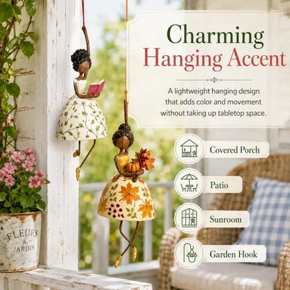 💃🌸 Let Your Space Dance — Whimsical Dancing Lady Hanging Ornament