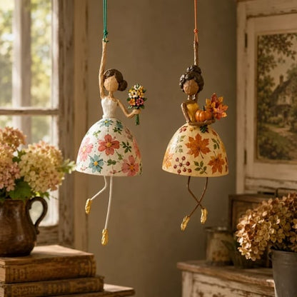 💃🌸 Let Your Space Dance — Whimsical Dancing Lady Hanging Ornament