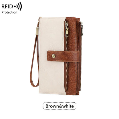 ✨ Elegant RFID Long Wallet – Stylish, Spacious & Easy to Carry