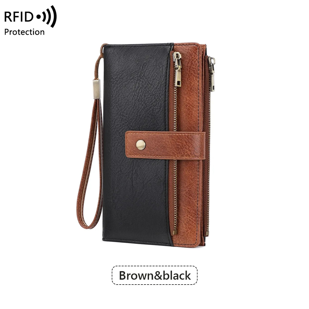 ✨ Elegant RFID Long Wallet – Stylish, Spacious & Easy to Carry