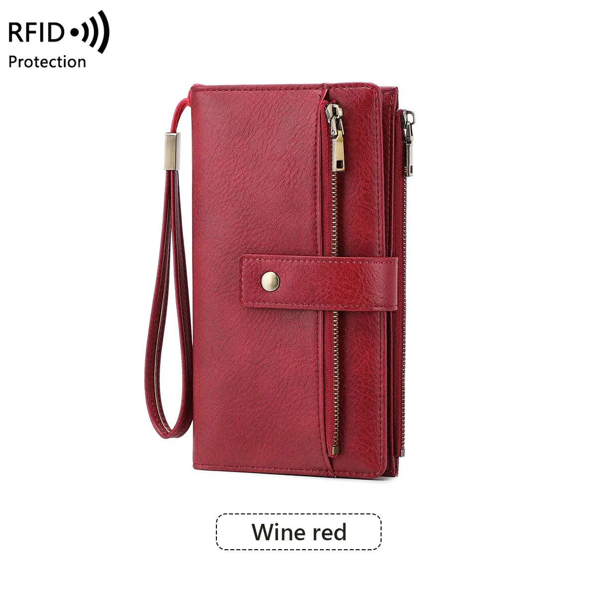 ✨ Elegant RFID Long Wallet – Stylish, Spacious & Easy to Carry