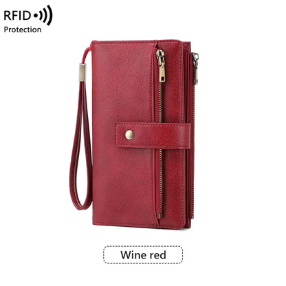 ✨ Elegant RFID Long Wallet – Stylish, Spacious & Easy to Carry