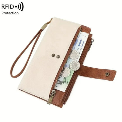 ✨ Elegant RFID Long Wallet – Stylish, Spacious & Easy to Carry