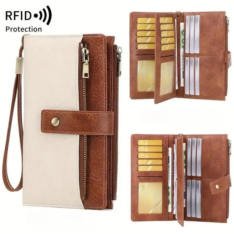 ✨ Elegant RFID Long Wallet – Stylish, Spacious & Easy to Carry