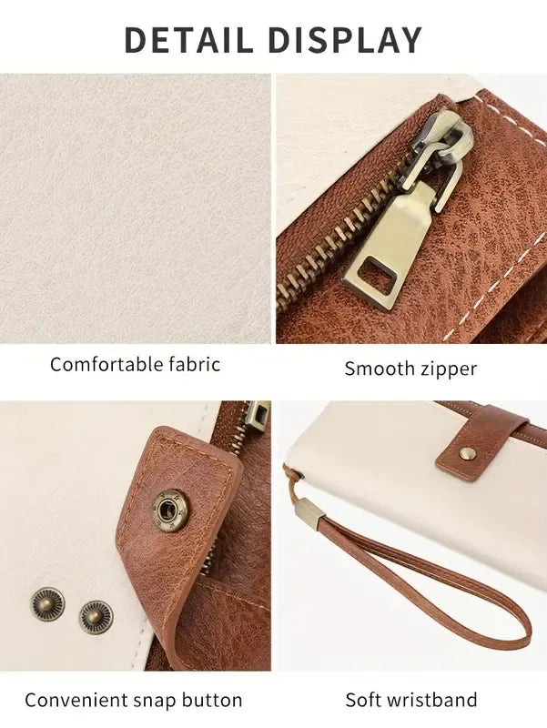 ✨ Elegant RFID Long Wallet – Stylish, Spacious & Easy to Carry