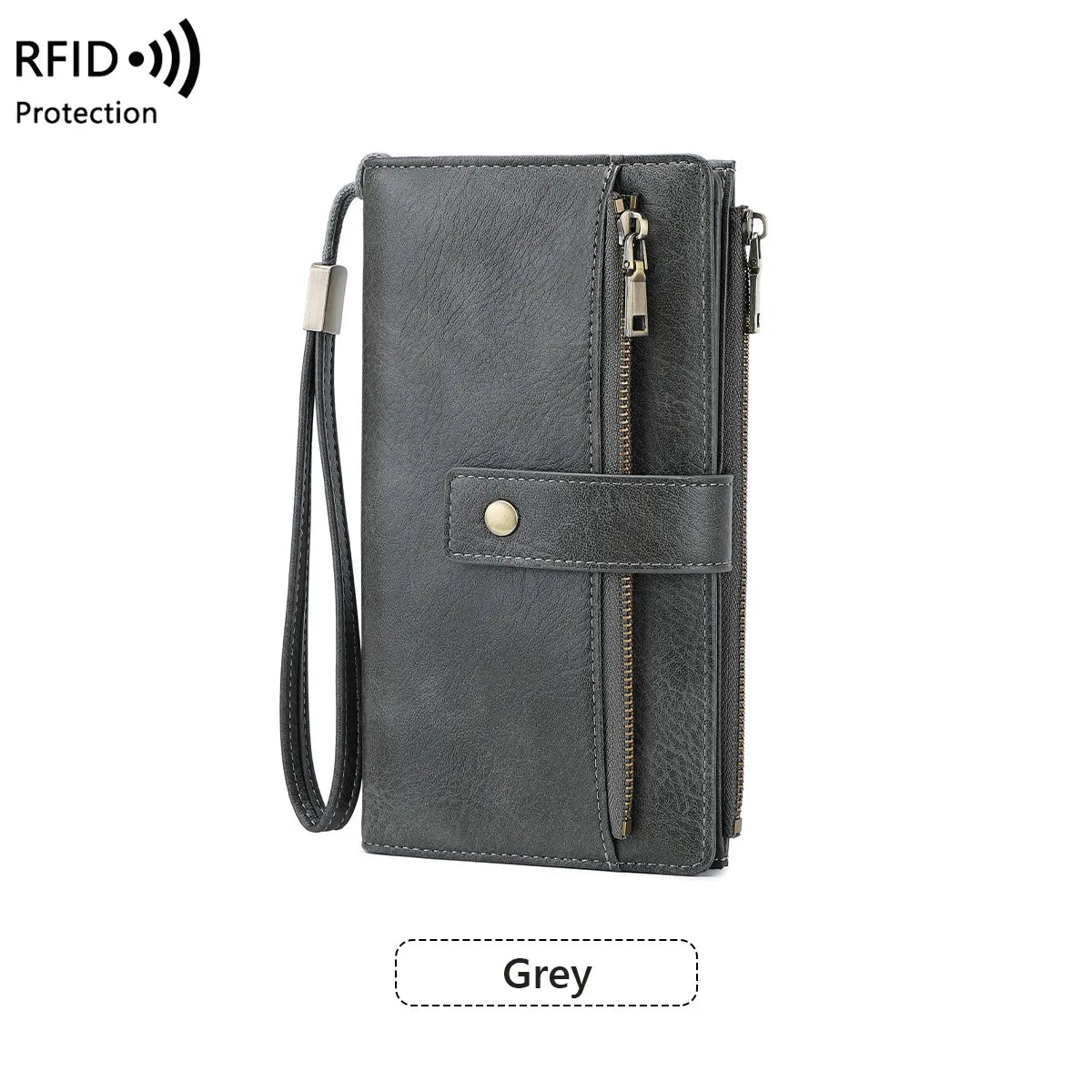 ✨ Elegant RFID Long Wallet – Stylish, Spacious & Easy to Carry