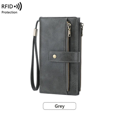 ✨ Elegant RFID Long Wallet – Stylish, Spacious & Easy to Carry