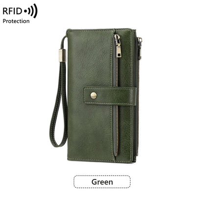 ✨ Elegant RFID Long Wallet – Stylish, Spacious & Easy to Carry