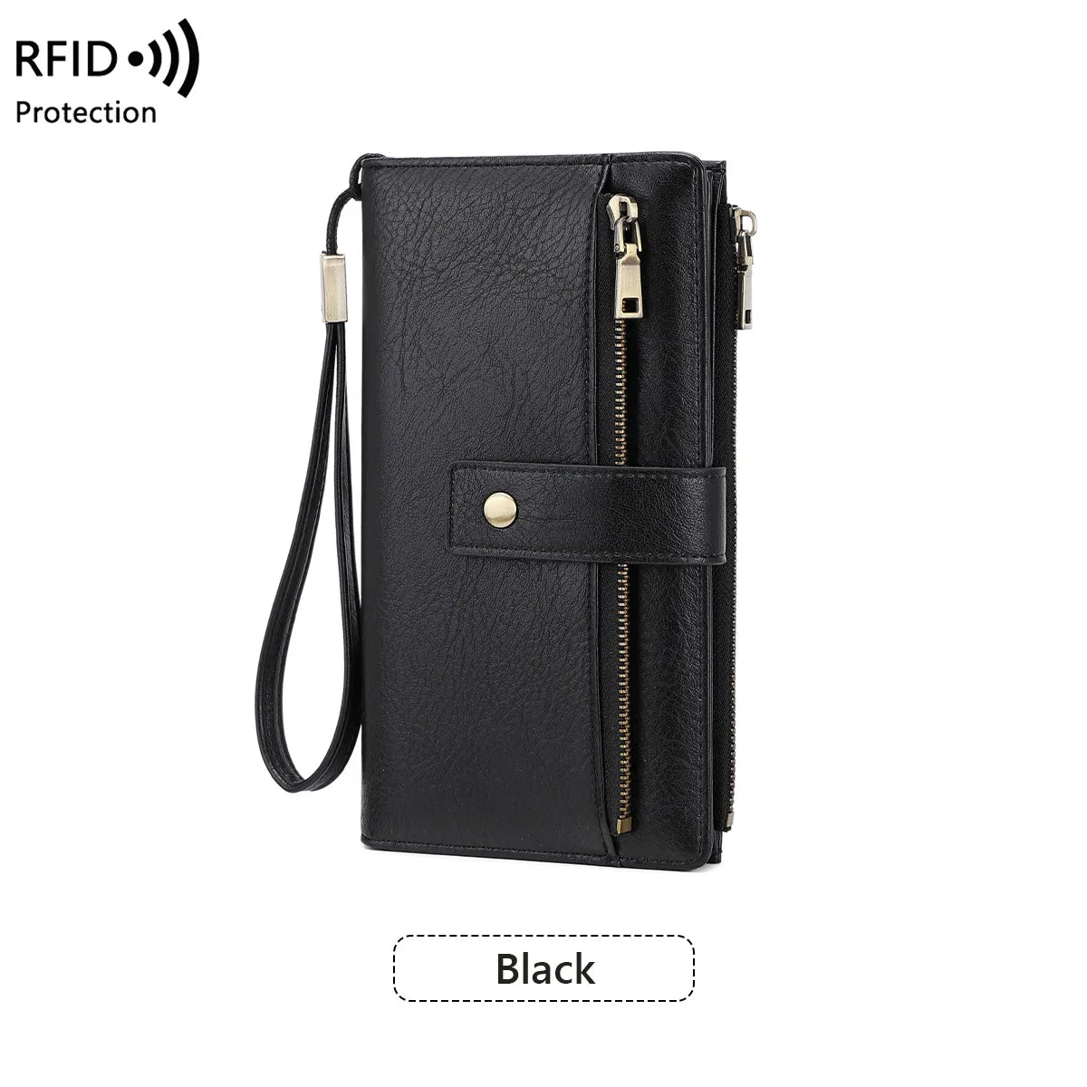 ✨ Elegant RFID Long Wallet – Stylish, Spacious & Easy to Carry
