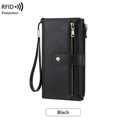 ✨ Elegant RFID Long Wallet – Stylish, Spacious & Easy to Carry