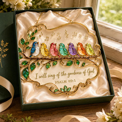 🕊️ Psalm 89:1 Songbird Suncatcher – A Beautiful Reminder of God’s Goodness