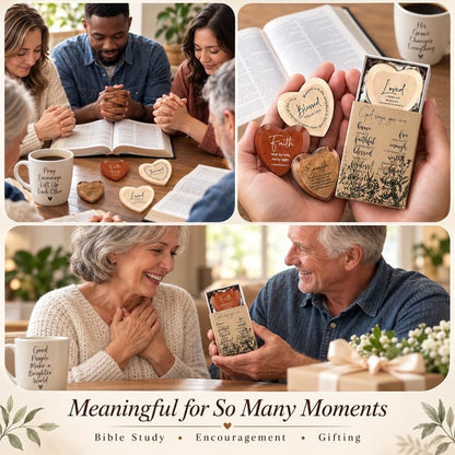 ✝️ 🎁 Christian Pocket Heart Gift Set(Set of 12)