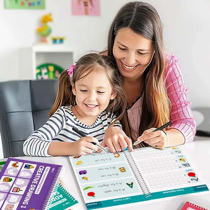 ✏️ Grooved Writing Practice Set – Easier Handwriting for Kids