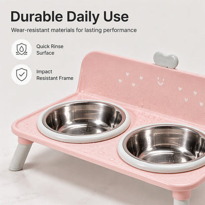 🥣 Elevated Pet Bowls – Detachable & double‑bowl design ✨