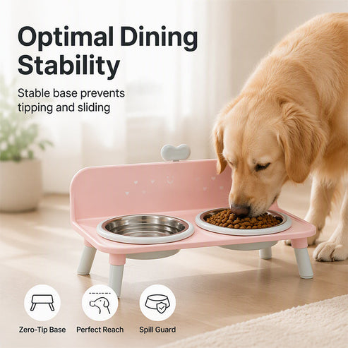 🥣 Elevated Pet Bowls – Detachable & double‑bowl design ✨