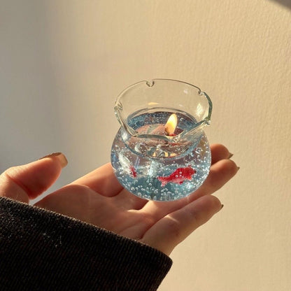 Mini Bubble Fish Tank Scented Candle