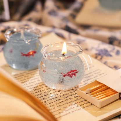 Mini Bubble Fish Tank Scented Candle