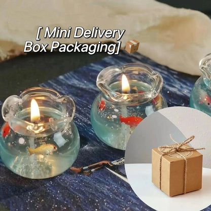 Mini Bubble Fish Tank Scented Candle