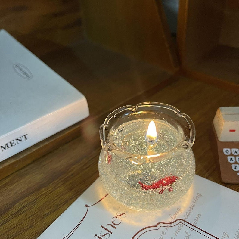Mini Bubble Fish Tank Scented Candle